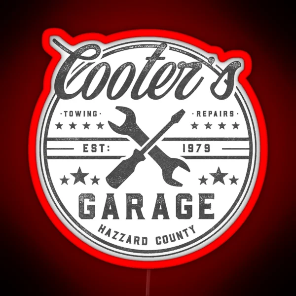 Cooters Garage RGB Neon Sign
