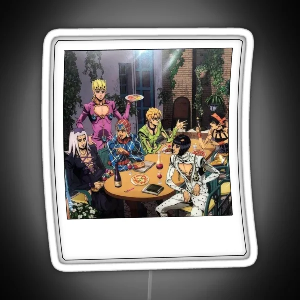 Copia De Stardust Crusaders Jojo S RGB Neon Sign