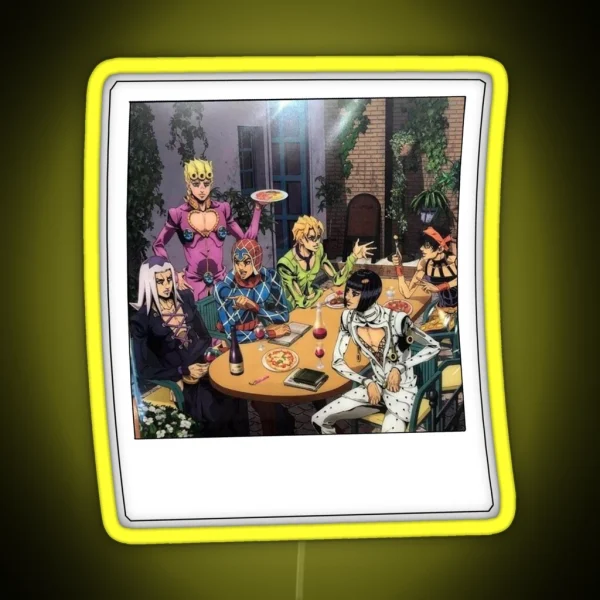 Copia De Stardust Crusaders Jojo S RGB Neon Sign