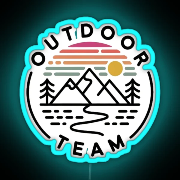 Copie De Outdoor Gril Logo RGB Neon Sign