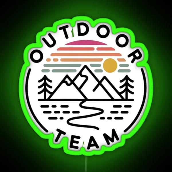 Copie De Outdoor Gril Logo RGB Neon Sign