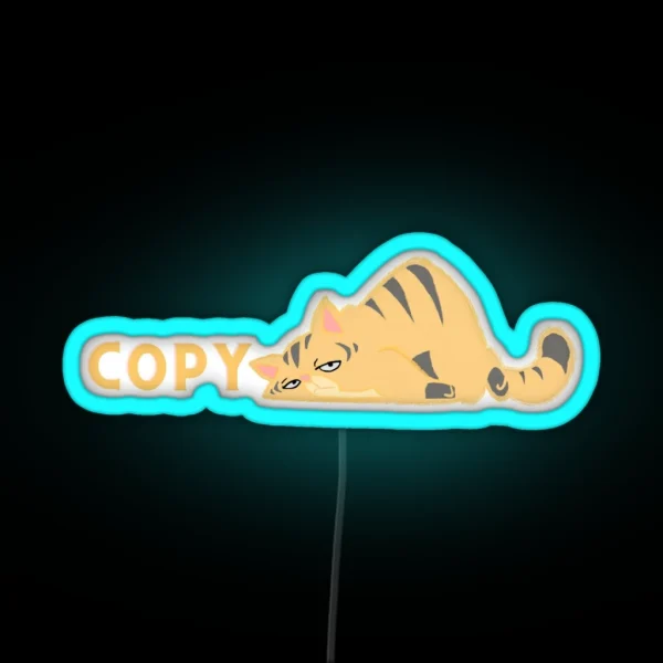 Copy Cat RGB Neon Sign