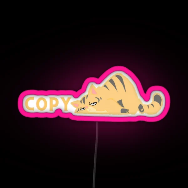 Copy Cat RGB Neon Sign