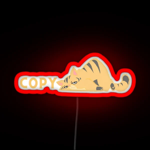 Copy Cat RGB Neon Sign
