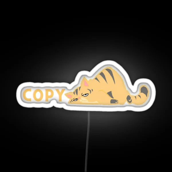 Copy Cat RGB Neon Sign