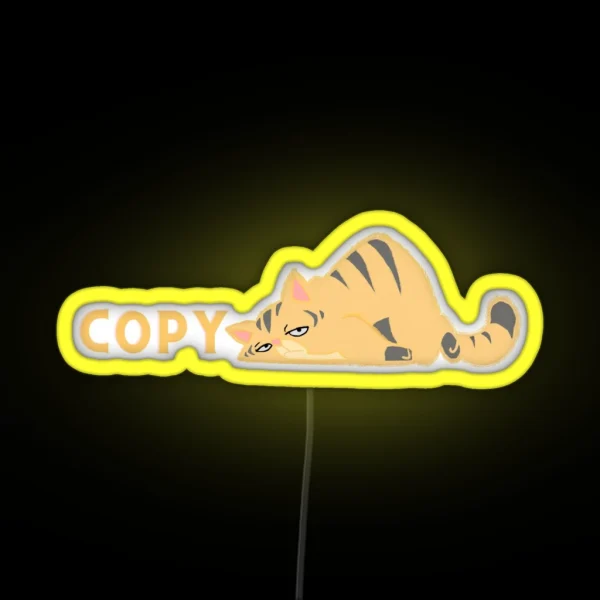 Copy Cat RGB Neon Sign