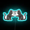 Copy Cat RGB Neon Sign - Image 3