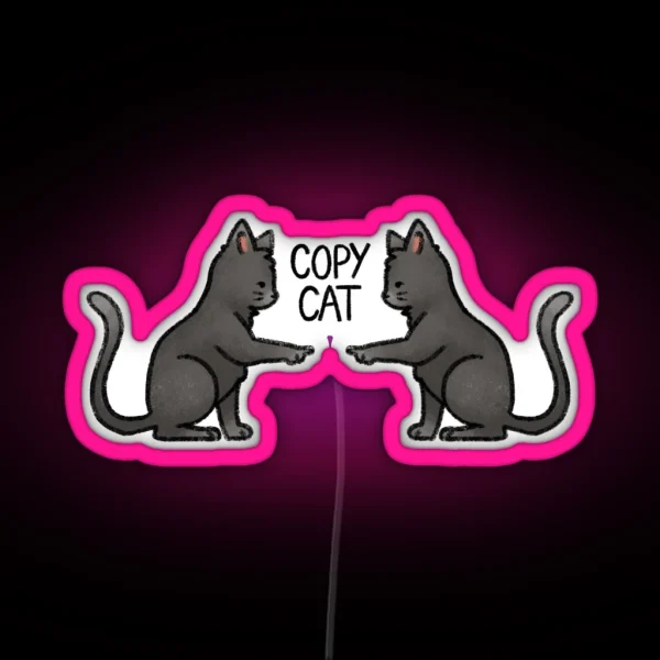 Copy Cat RGB Neon Sign