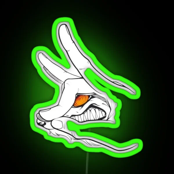 Copy Of Kon Hand Sign RGB Neon Sign