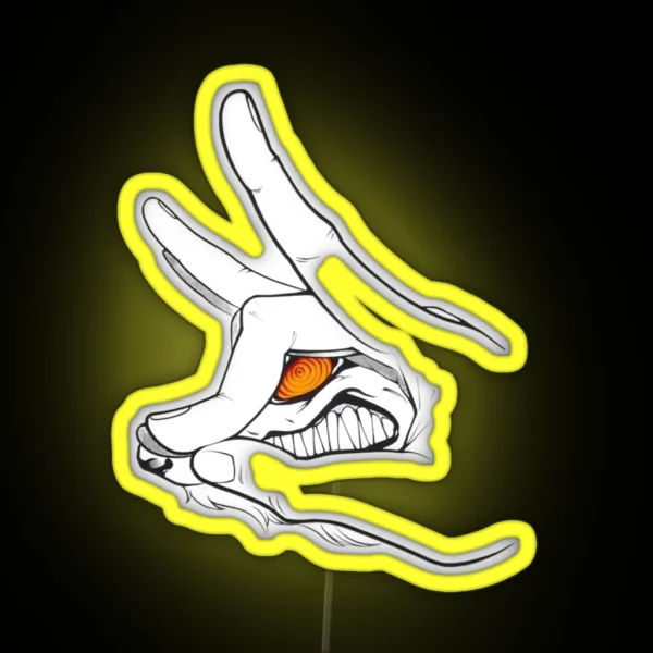 Copy Of Kon Hand Sign RGB Neon Sign
