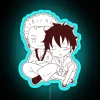 Copy Of Luffy And Zoro Chilling Together Part 2 RGB Neon Sign - Image 2