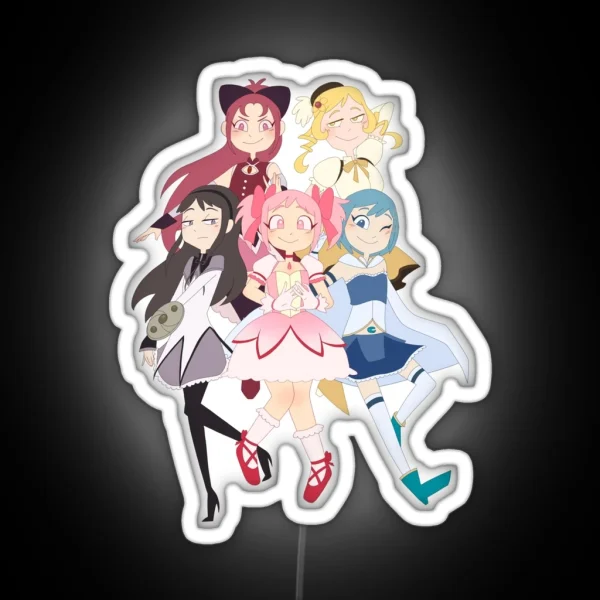 Copy Of Madoka Magica Puella Magi Madoka Magica W O RGB Neon Sign