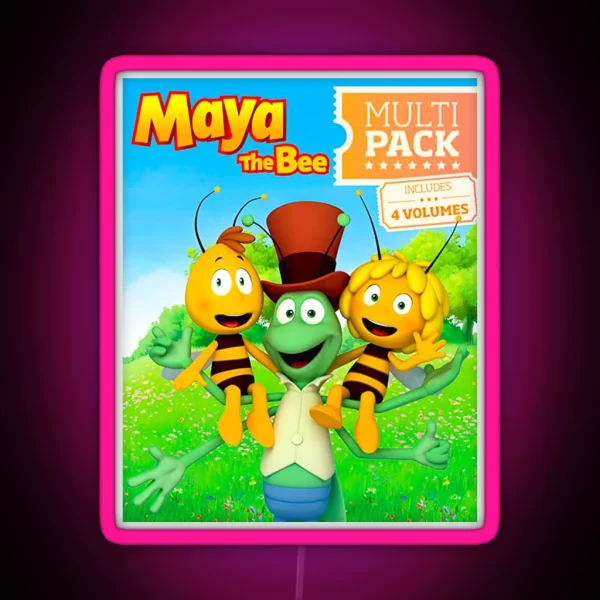 Copy Of Maya The Bee RGB Neon Sign
