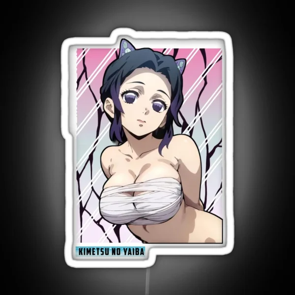 Copy Of Shinobu Kocho Demon Slayer Anime RGB Neon Sign