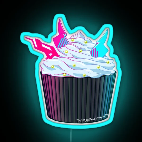 Copy Of Unity Chan AKAZA Cupcake RGB Neon Sign