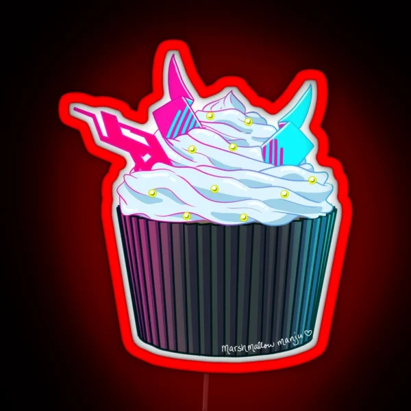 Copy Of Unity Chan AKAZA Cupcake RGB Neon Sign