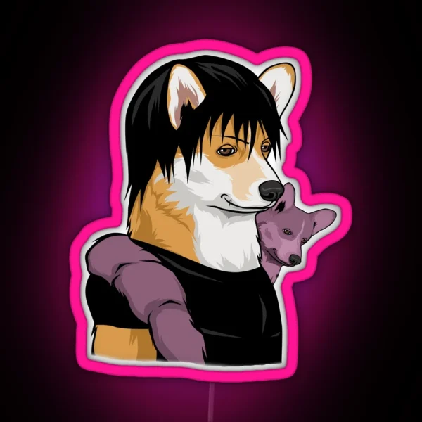 Corgi Toji RGB Neon Sign