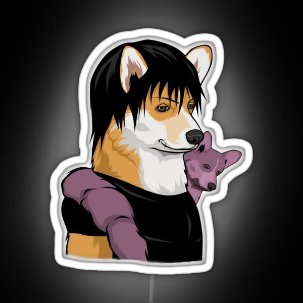 Corgi Toji RGB Neon Sign