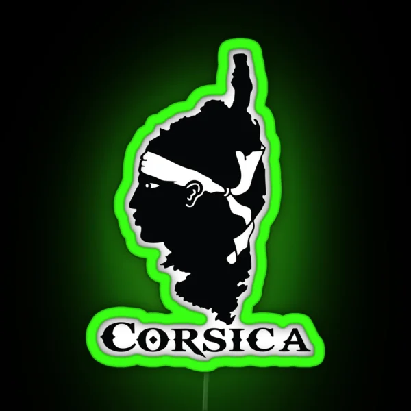 Corse Corsica RGB Neon Sign
