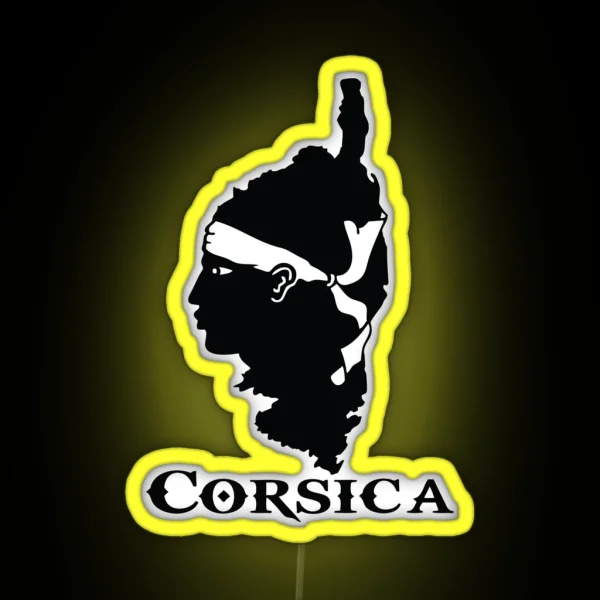 Corse Corsica RGB Neon Sign