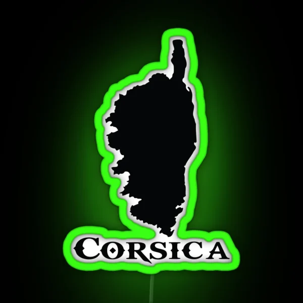 Corse Corsica RGB Neon Sign