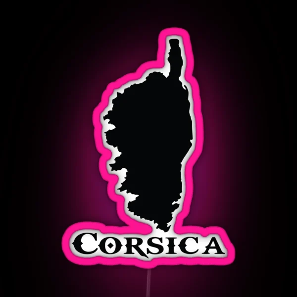 Corse Corsica RGB Neon Sign