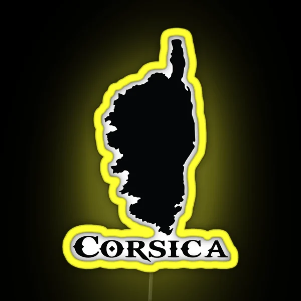 Corse Corsica RGB Neon Sign
