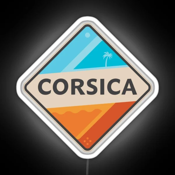 Corsica France RGB Neon Sign