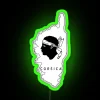 Corsica With France Island Map Corse Corsica RGB Neon Sign - Image 4