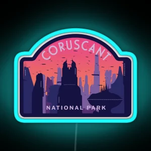 Coruscant National Park RGB Neon Sign