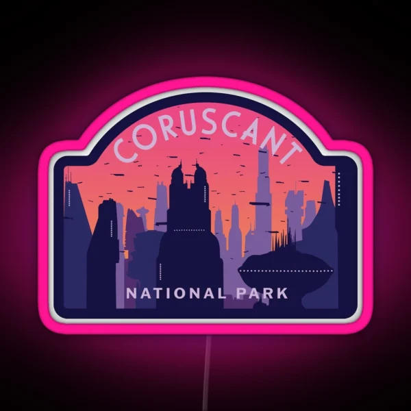 Coruscant National Park RGB Neon Sign