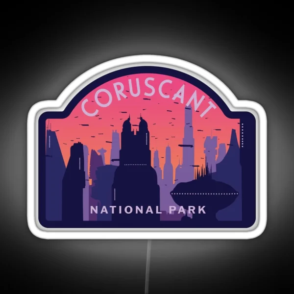 Coruscant National Park RGB Neon Sign