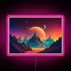 Cosmic Oasis Orbits Of The Otherworldly RGB Neon Sign