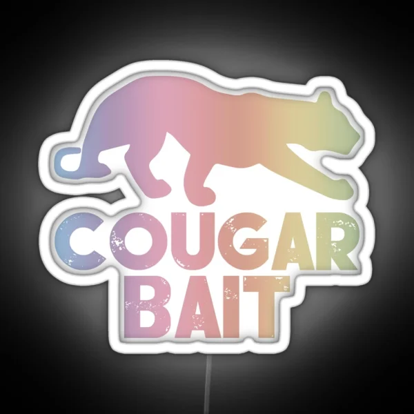 Cougar Bait Color RGB Neon Sign