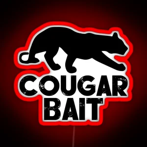 Cougar Bait Hunter RGB Neon Sign