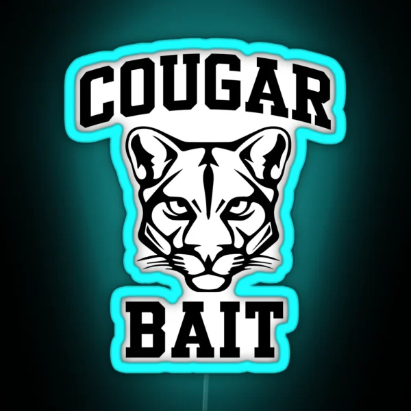 Cougar Bait Vintage RGB Neon Sign