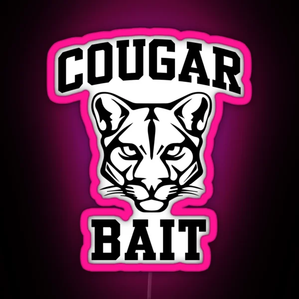 Cougar Bait Vintage RGB Neon Sign