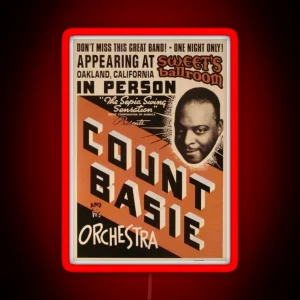 Count Basie RGB Neon Sign