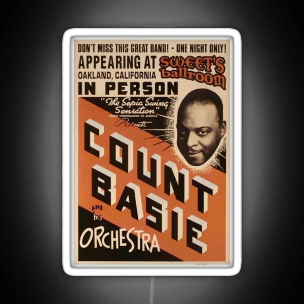 Count Basie RGB Neon Sign