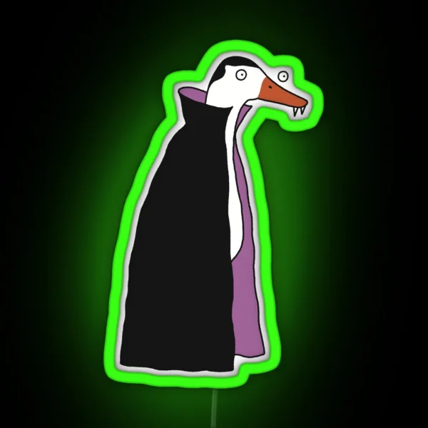 Count Quackula RGB Neon Sign