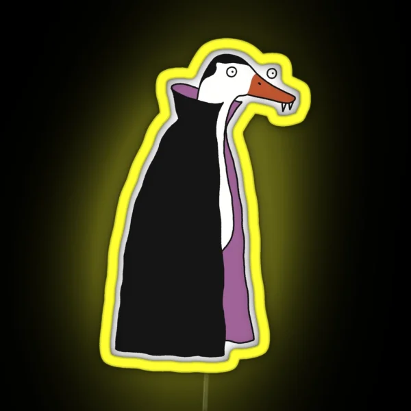 Count Quackula RGB Neon Sign