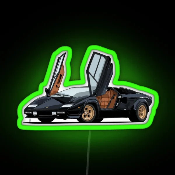 Countach LP400 RGB Neon Sign