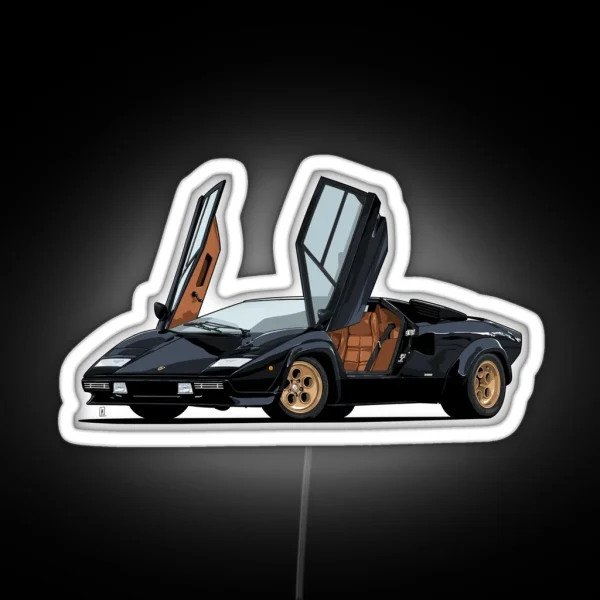 Countach LP400 RGB Neon Sign