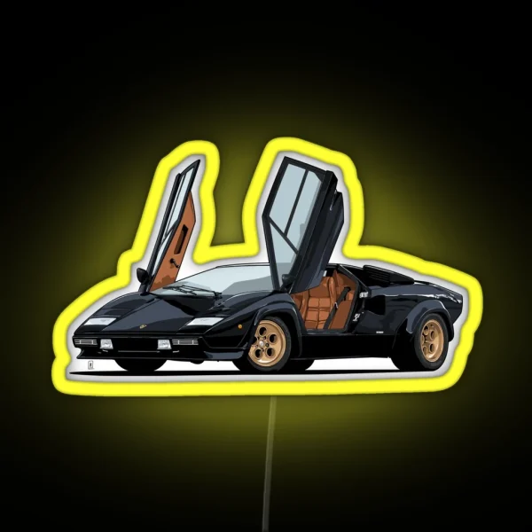 Countach LP400 RGB Neon Sign