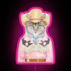 Country Cat RGB Neon Sign