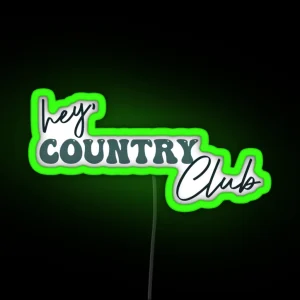 Country Club Rafe Quote Outer Banks RGB Neon Sign