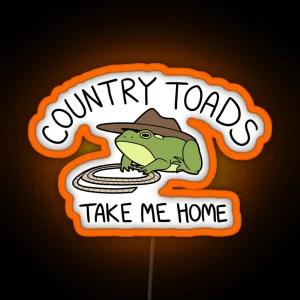 Country Toads RGB Neon Sign