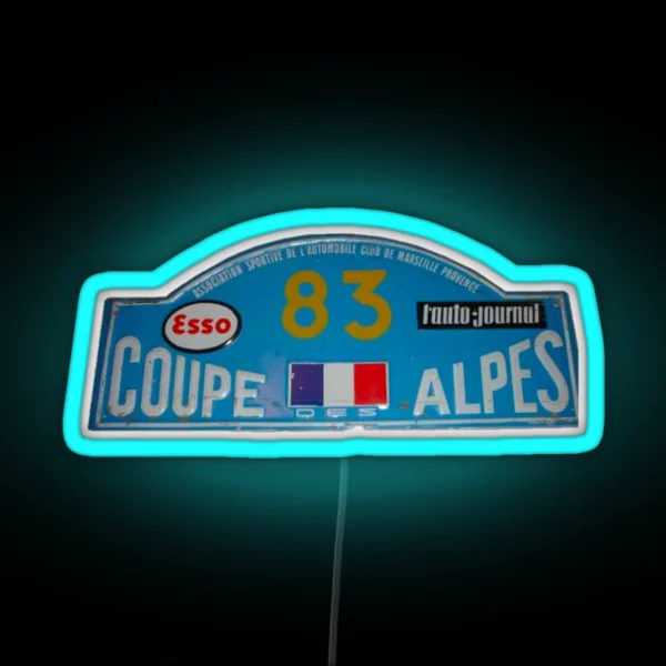 Coupe Des Alpes RGB Neon Sign