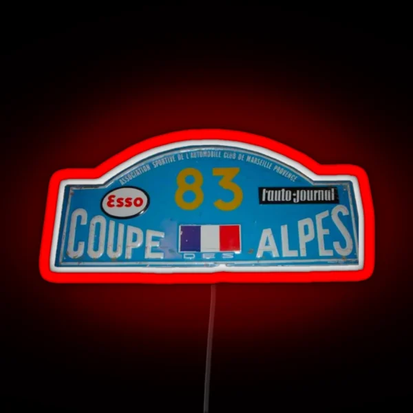 Coupe Des Alpes RGB Neon Sign