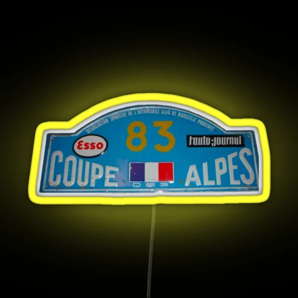 Coupe Des Alpes RGB Neon Sign